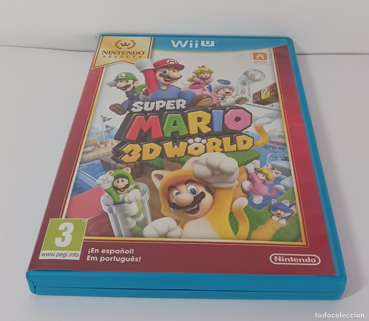 Nintendo Wii U de segunda mano: SUPER MARIO 3D WORLD SELECTS PAL ESP WII U COMPLETO - Foto 4