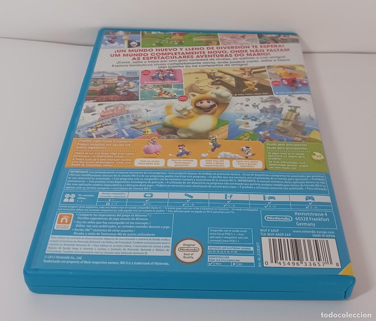 Nintendo Wii U de segunda mano: SUPER MARIO 3D WORLD SELECTS PAL ESP WII U COMPLETO - Foto 7