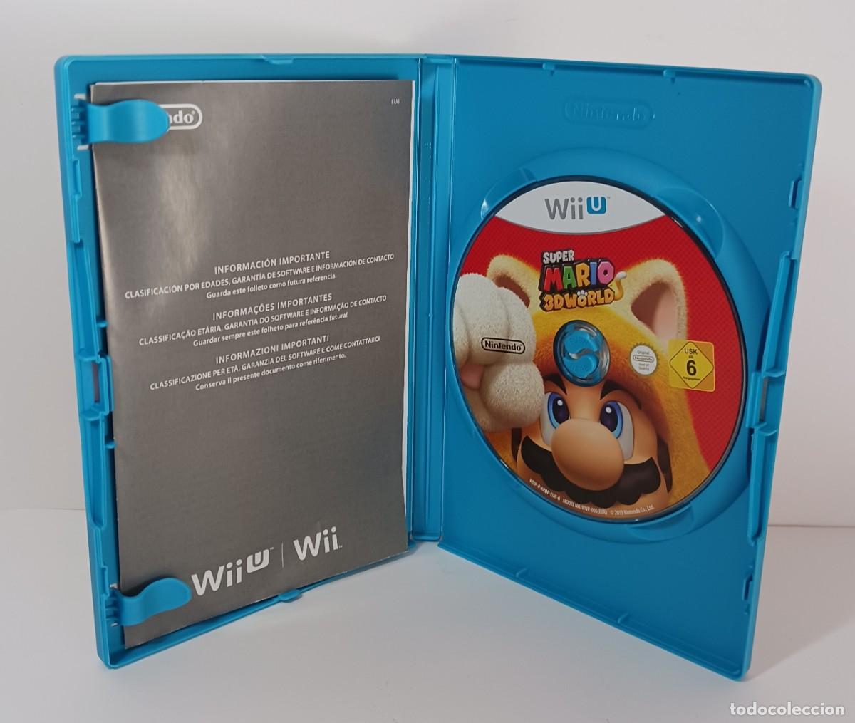Nintendo Wii U de segunda mano: SUPER MARIO 3D WORLD SELECTS PAL ESP WII U COMPLETO - Foto 8