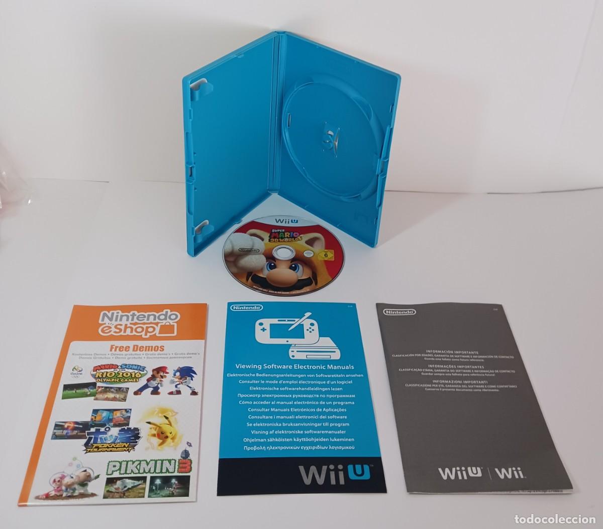 Nintendo Wii U de segunda mano: SUPER MARIO 3D WORLD SELECTS PAL ESP WII U COMPLETO - Foto 9