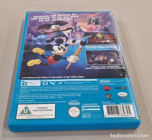 Nintendo Wii U de segunda mano: ️ Epic Mickey 2 El poder de Dos Wii U - Foto 2