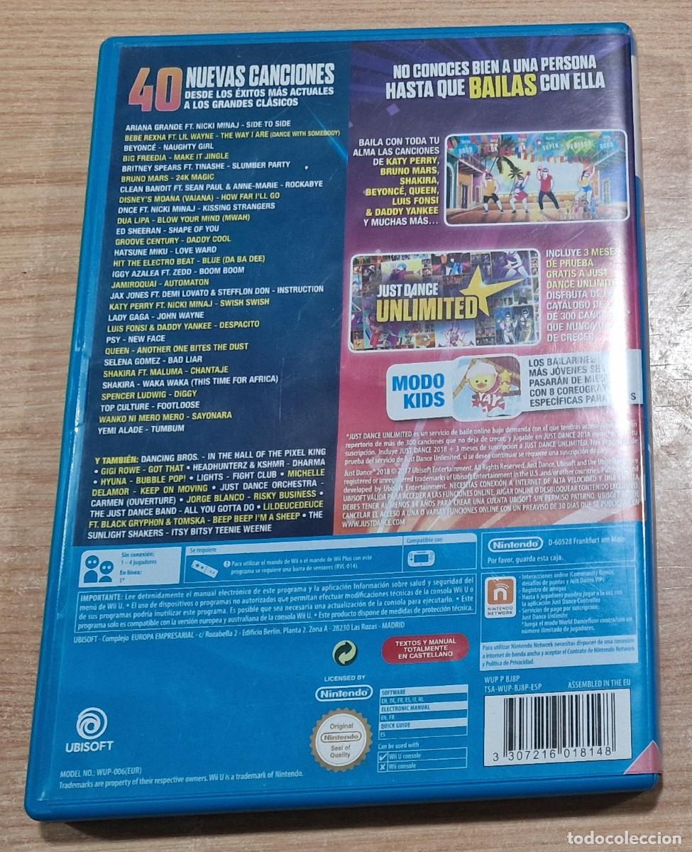 Nintendo Wii U de segunda mano: Just Dance 2018 Wii U - Foto 2