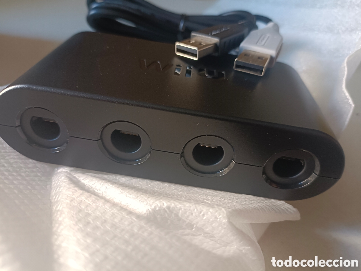 Nintendo Wii U de segunda mano: Multitap 4 mandos GameCube a Wii U - Foto 2