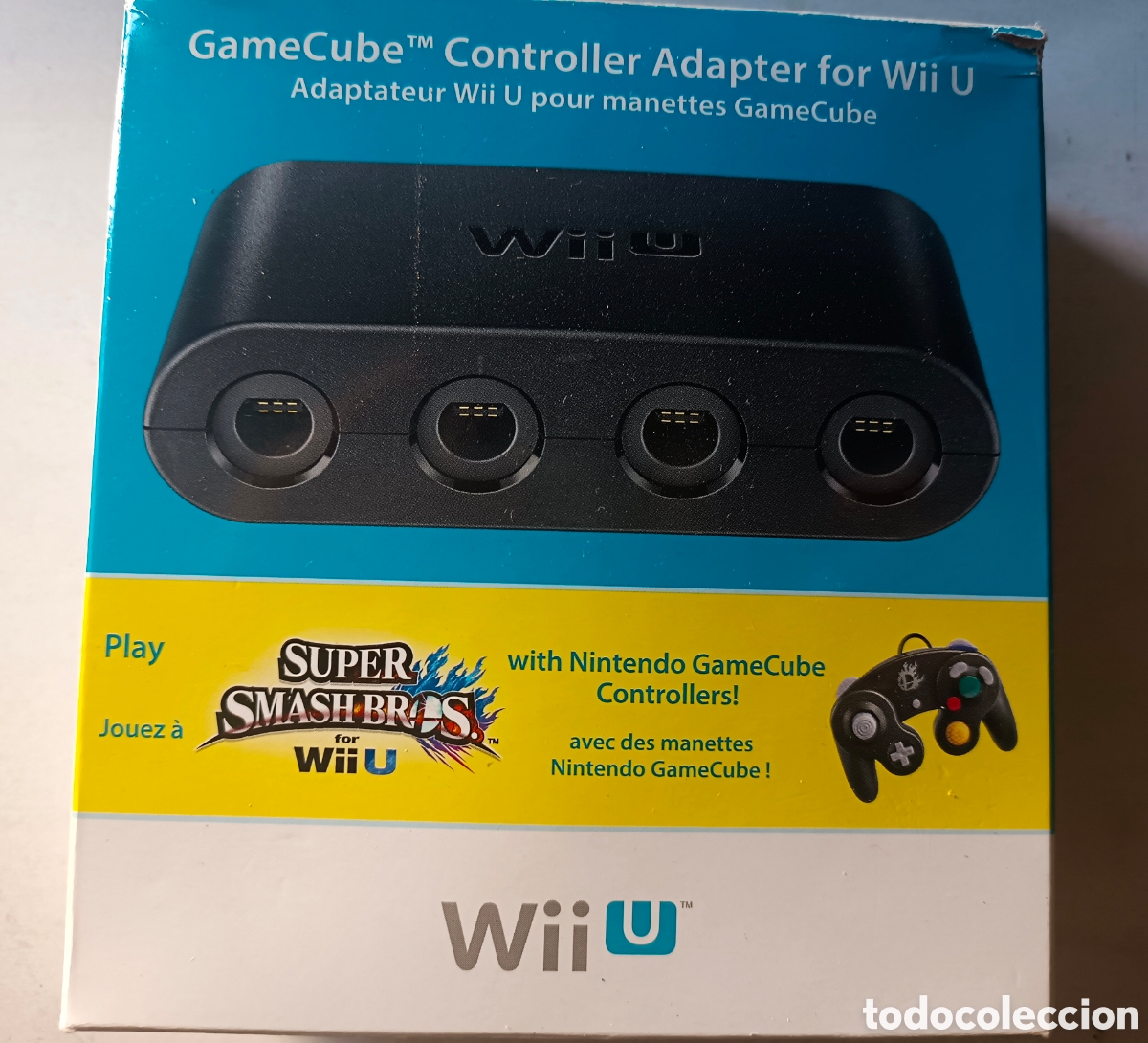 Nintendo Wii U de segunda mano: Multitap 4 mandos GameCube a Wii U - Foto 1