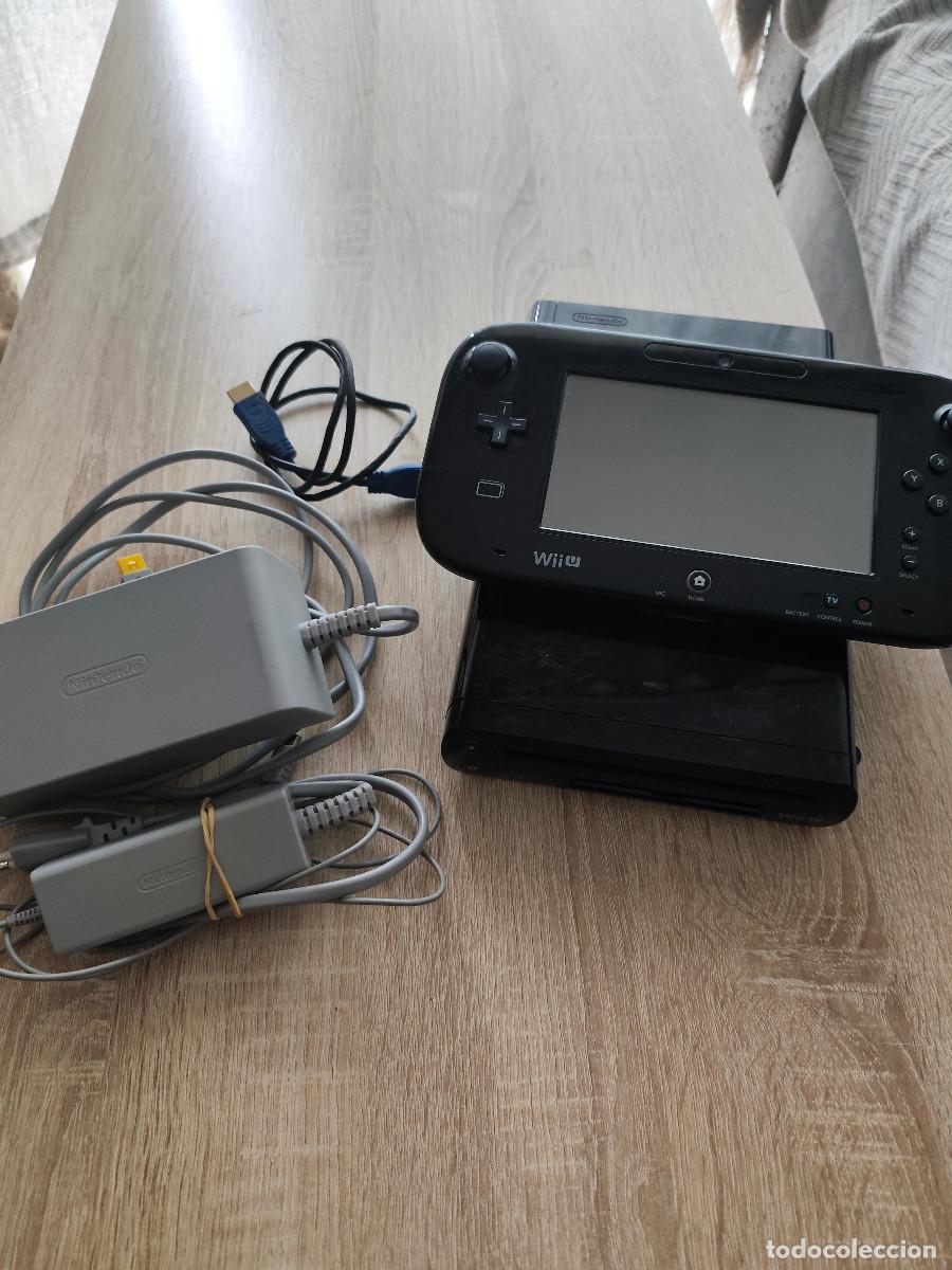 Nintendo Wii U de segunda mano: Consola Nintendo Wii U Negra + Cables