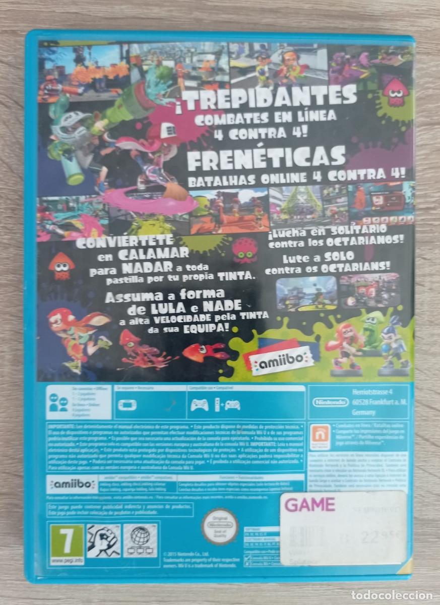 Nintendo Wii U de segunda mano: Splatoon Wii U sin manual - Foto 2