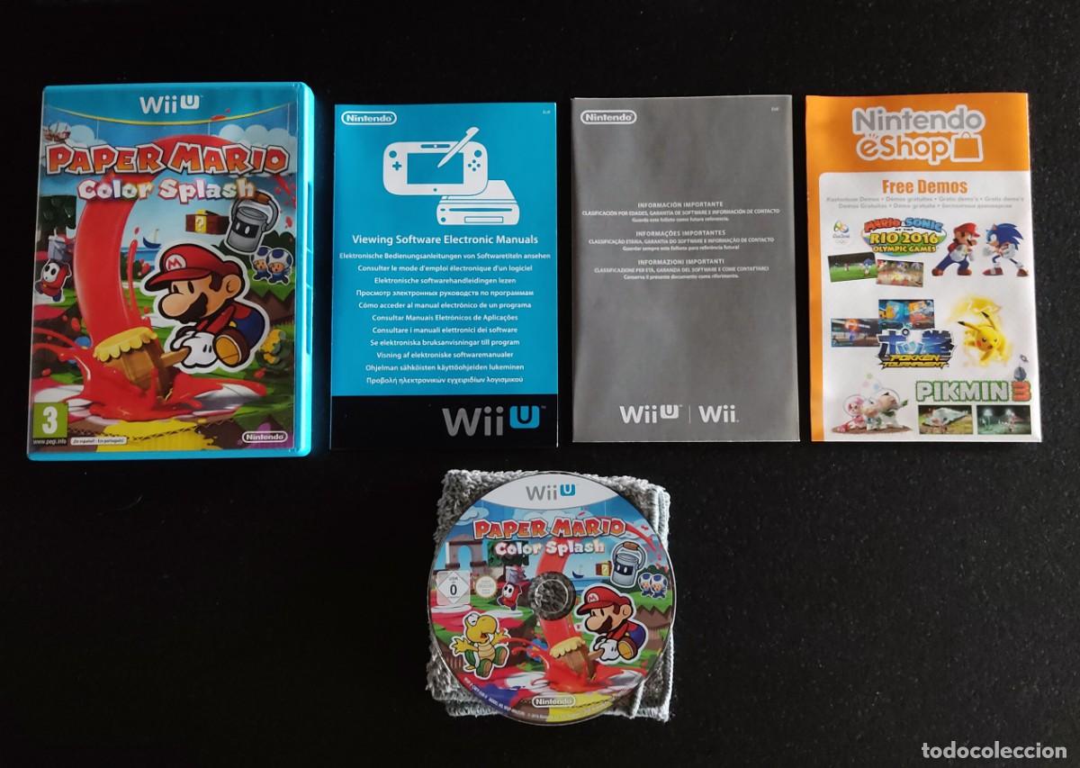 Nintendo Wii U de segunda mano: Paper Mario Color Splash Nintendo Wii U PAL Espa&ntilde;a