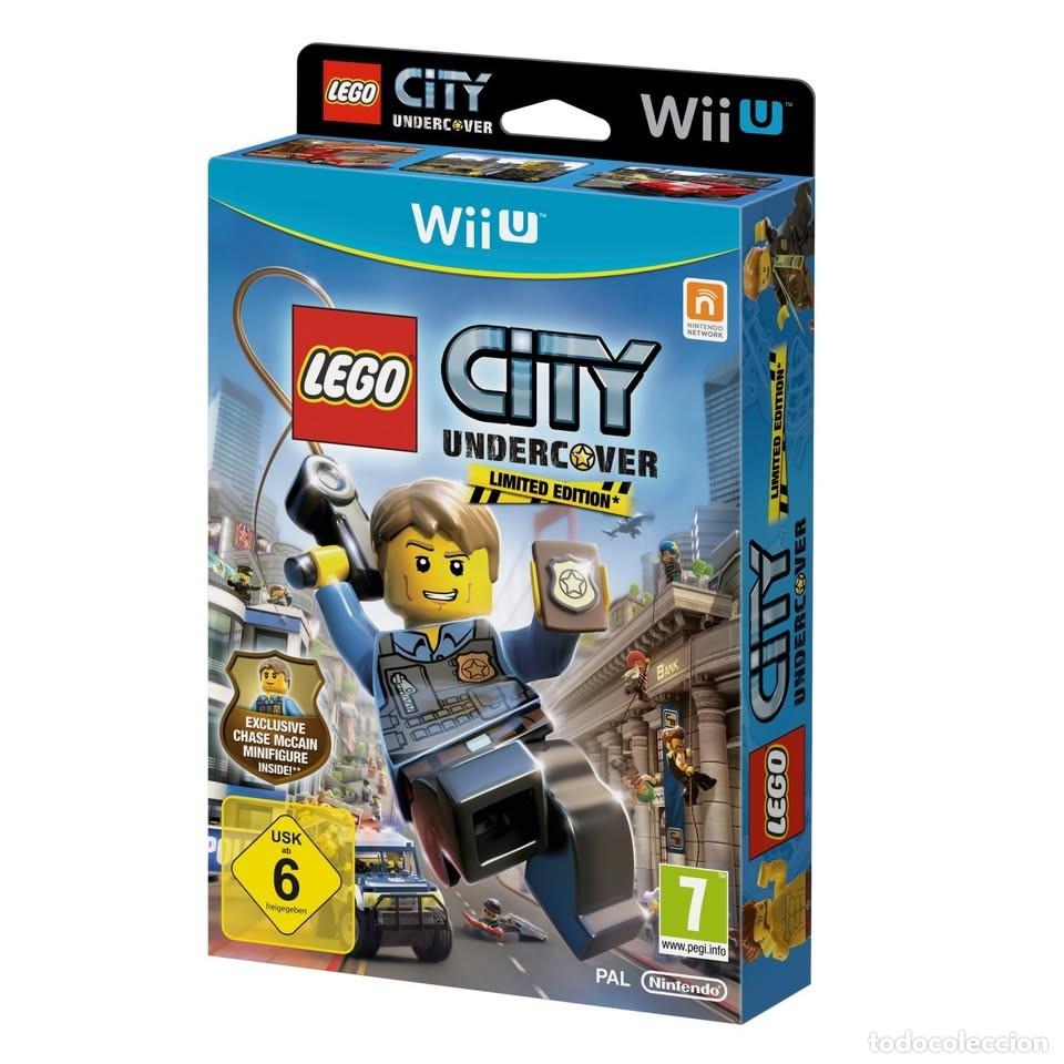 Nintendo Wii U de segunda mano: LEGO City: Undercover - Limited Edition (Nintendo Wii U) - NUEVO / PRECINTADO con Minifigura Chase M