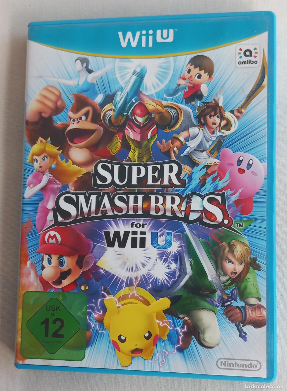 Nintendo Wii U de segunda mano: NINTENDO WII U - SUPER SMASH BROS FOR WII U + CAJA