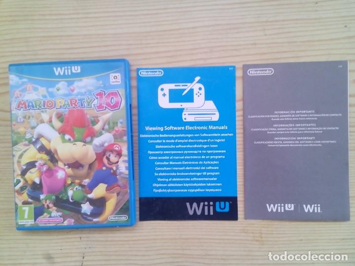 Nintendo Wii U Mario Party 10 Caja Sin Instrucciones Sin Juego