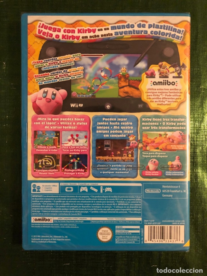 Nintendo Wii U: Kirby y el Pincel Arcoiris Wii-U PRECINTADO!!! - Foto 2 - 175652820