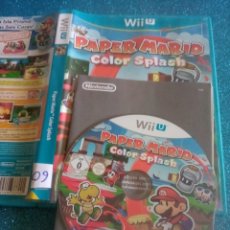 Nintendo Wii U: JUEGO NINTENDO WII U PAPER MARIO COLOR SPLASH. Lote 308441498
