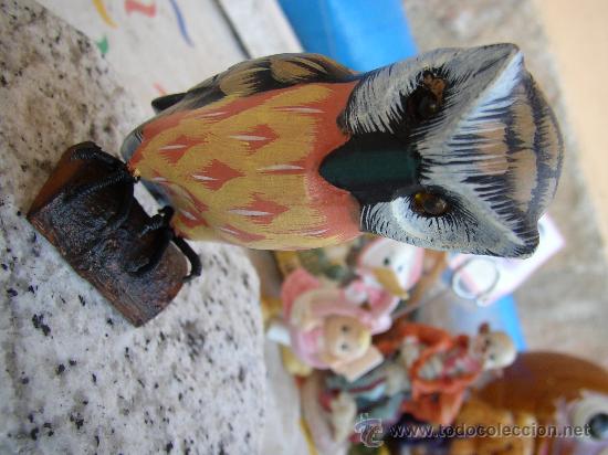 Nuevo: BUHO DE MADERA DECORADA UNOS 10 CMS - Foto 1
