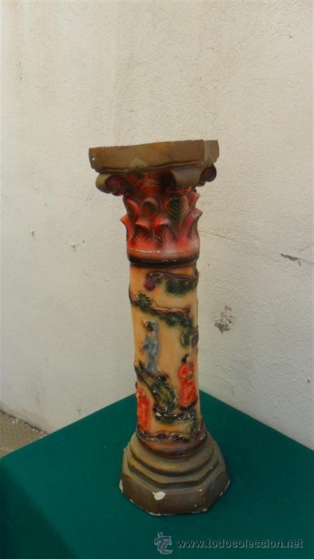 Nuevo: columna de terracota policromada - Foto 1