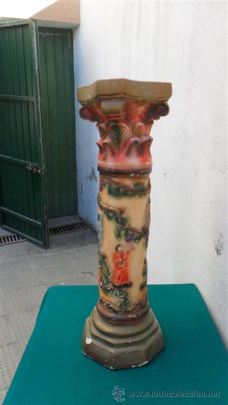 Nuevo: columna de terracota policromada - Foto 2