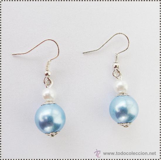 Nuevo: BONITOS PENDIENTES ARTESANALES DE PLATA Y PERLAS - Foto 1