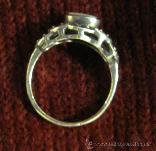 Nuevo: SORTIJA - ANILLO DE PLATA CON CONTRASTE Y NACAR- - Foto 6
