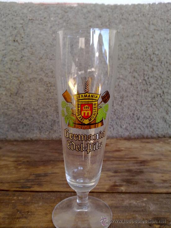 Nuevo: VASO DE CERVEZA  GERMONIA EDEL PILS. - Foto 1