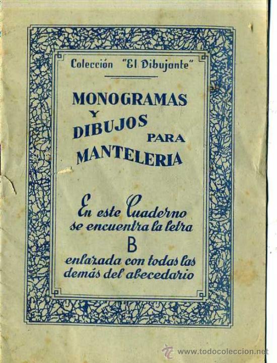 Nuevo: MONOGRAMAS Y DIBUJOS PARA MANTELER&Iacute;A -LA LETRA B - Foto 1