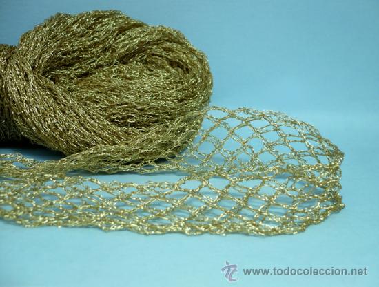 Nuevo: 10m de malla tubular dorada - Foto 1