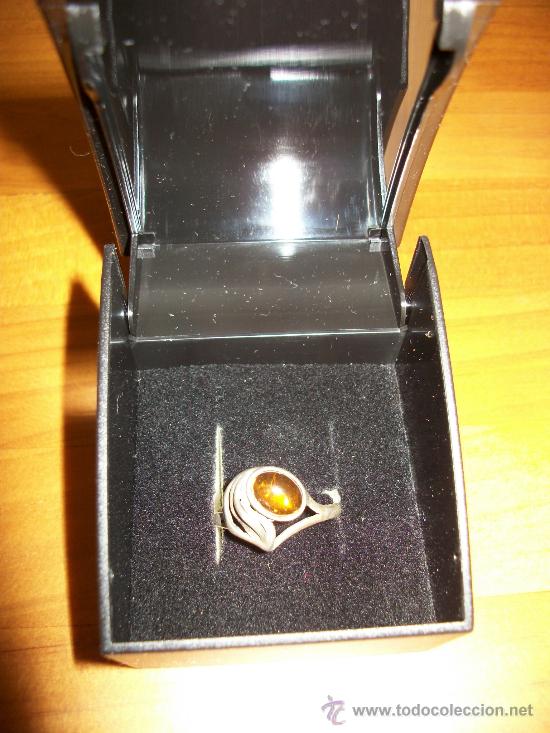 Nuevo: ANILLO DE PLATA Y AMBAR - NUEVO - Foto 1