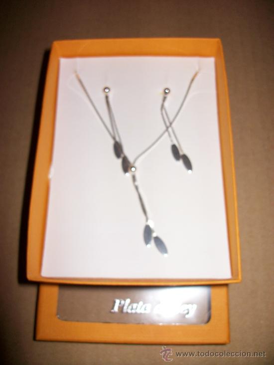 Nuevo: CONJUNTO DE COLLAR GARGANTILLA  Y PENDIENTES - PLATA  - NUEVO - Foto 1