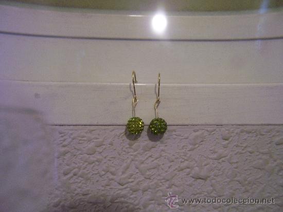Nuevo: PENDIENTES BOLAS SHAMBALA EN VERDE, RECIEN HECHOS!!! - Foto 1