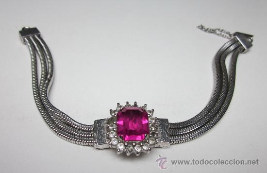Nuevo: PULSERA PLATEADA Y CIRCONITAS 18 CM - Foto 3