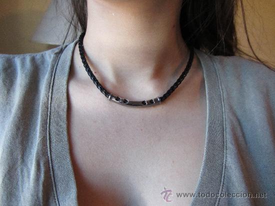 Nuevo: gargantilla de piel y plata - Foto 4