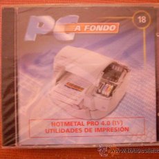 Nuevo: COLECCIÓN 'PC A FONDO',CD Nº 18. 'HOTMETAL PRO 4.0' (IV) + UTILIDADES DE IMPRESIÓN.NUEVO, PRECINTO.. Lote 36437522