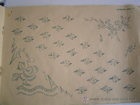 Nuevo: Cuaderno para bordados. Letras n&ordm;3 - Foto 3