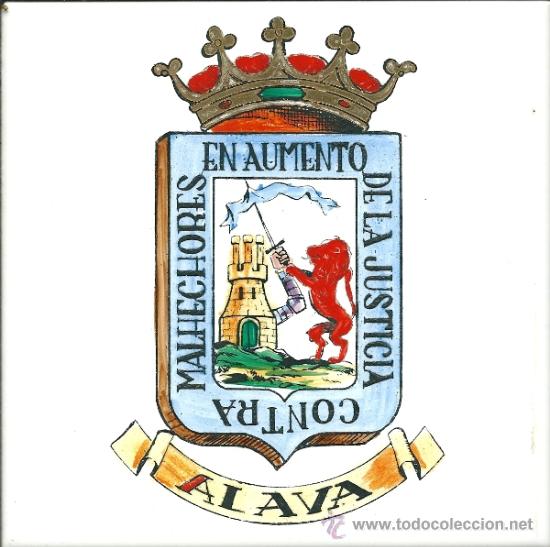 Nuevo: BALDOSA, BALDOS&Iacute;N , &rdquo;ESCUDO DE ALAVA&rdquo; - Foto 1