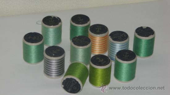 Nuevo: LOTE DE  BOBINAS DE HILO DE ALGOD&Oacute;N PARA BORDAR &Aacute;NCORA - Foto 1