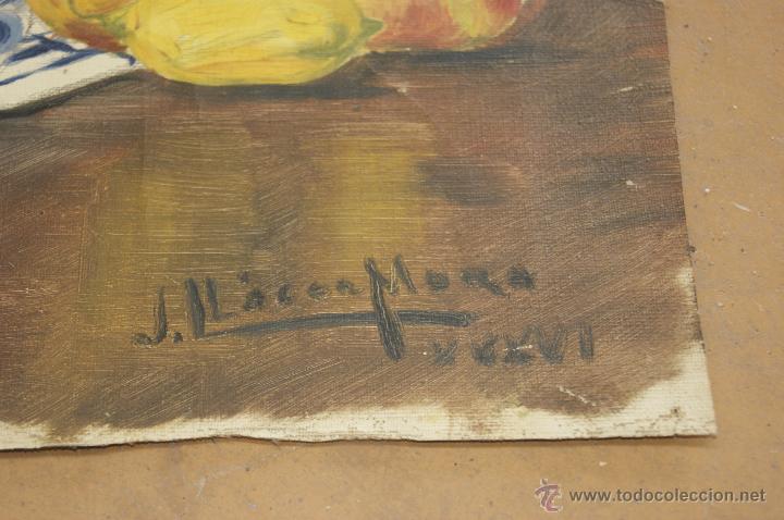 Nuevo: Llacer Mora. Bodegon. Oleo sobre tela. - Foto 2