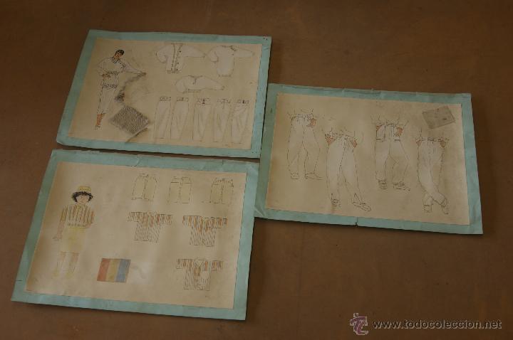 Nuevo: Lote de 3 proyectos de moda, de instituto, antiguos. - Foto 1