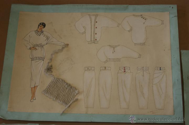 Nuevo: Lote de 3 proyectos de moda, de instituto, antiguos. - Foto 3