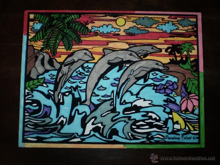 Nuevo: DELFINES TERCIOPELO Y ACUARELA - Foto 1