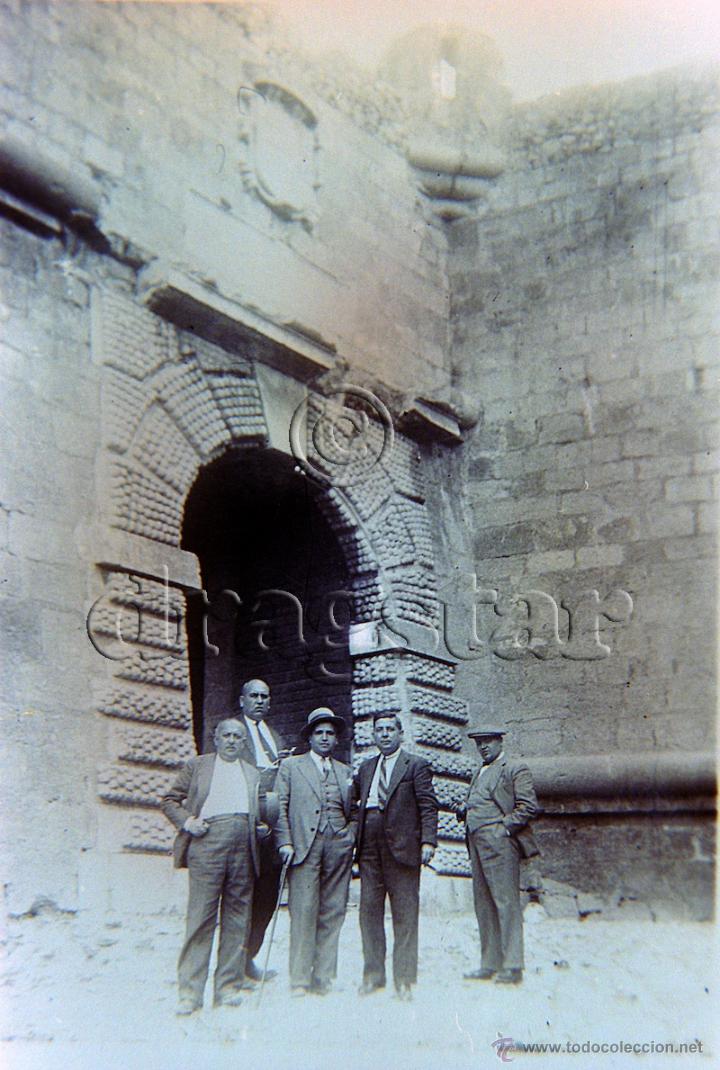 Nuevo: ANTIGUA FOTOGRAFIA  PUERTA DE FELIPE II CASTILLO DE PE&Ntilde;ISCOLA CASTELLON