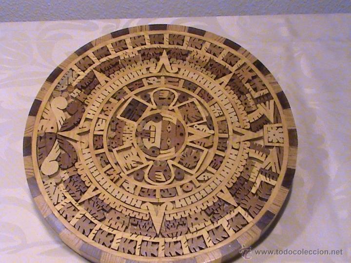 Nuevo: Disco mejicano de artesan&iacute;a en taracea. - Foto 1