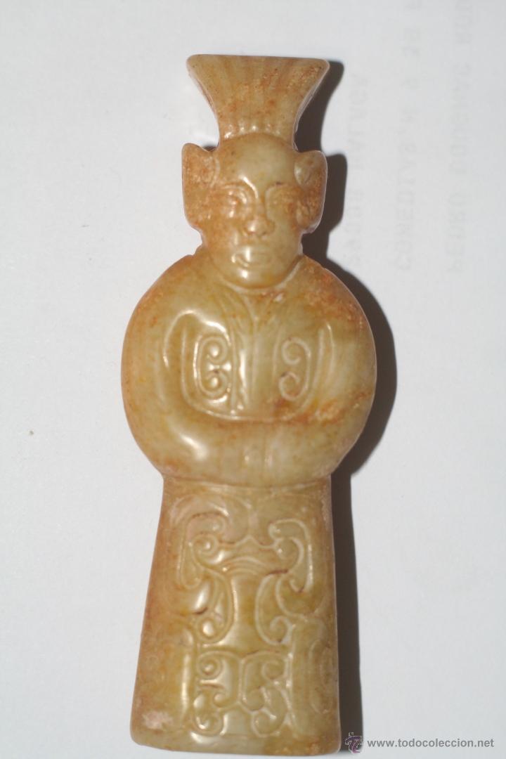 Nuevo: TALLA EN JADE DE DIOS  BIRMANIA - Foto 1