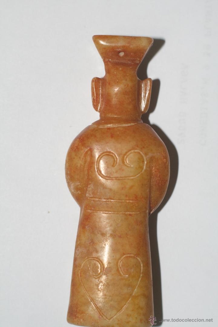 Nuevo: TALLA EN JADE DE DIOS  BIRMANIA - Foto 2