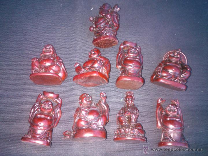 Nuevo: COLECCION DE FIGURAS  DE BUDA SONRIENTES 5X3,5 CM - Foto 1