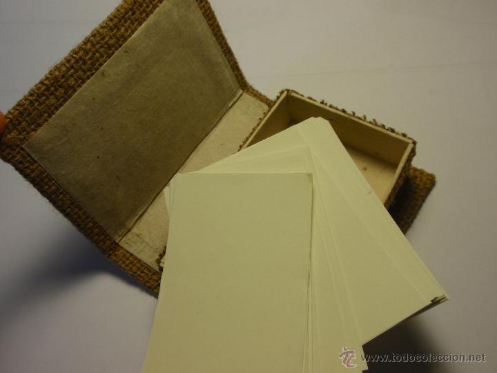 Nuevo: PEQUE&Ntilde;A CAJA ARTESANAL PARA NOTAS - Foto 4