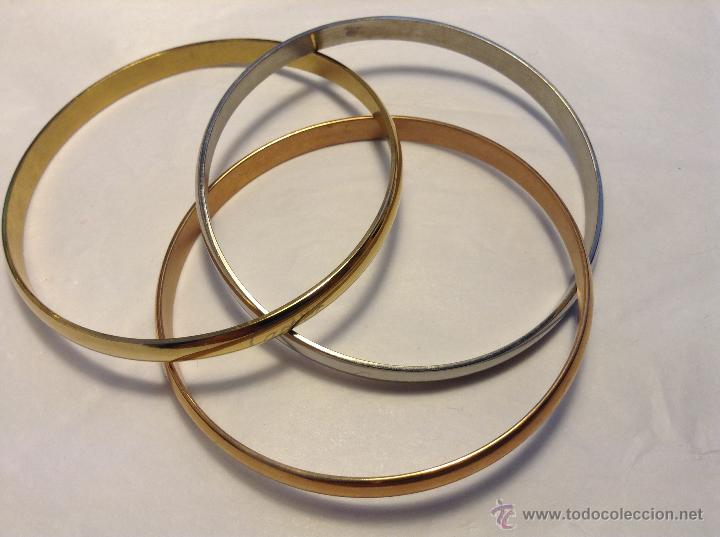 Nuevo: Cl&aacute;sica pulsera tres oros - Foto 3