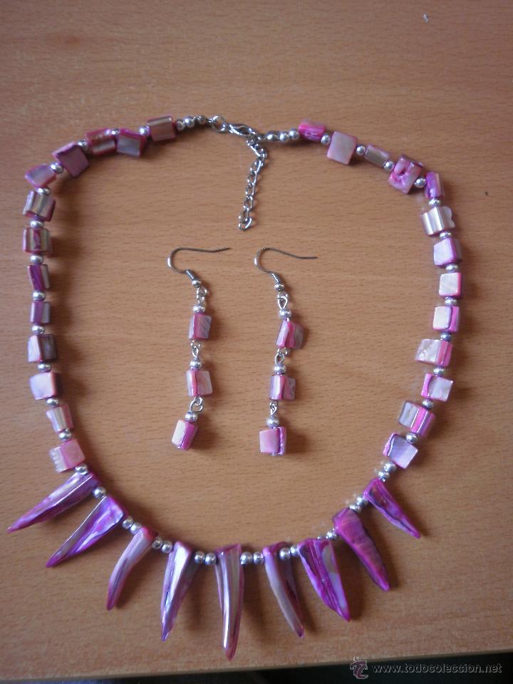 Nuevo: Conjunto gargantilla y pendientes. - Foto 1