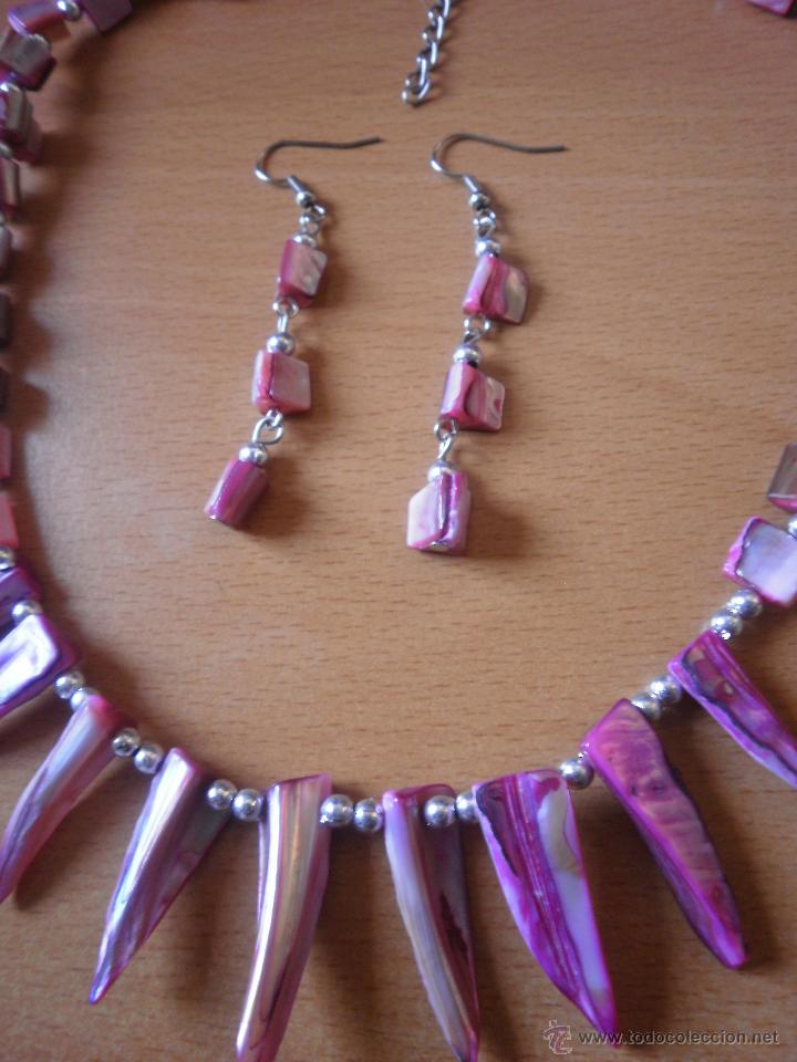 Nuevo: Conjunto gargantilla y pendientes. - Foto 3