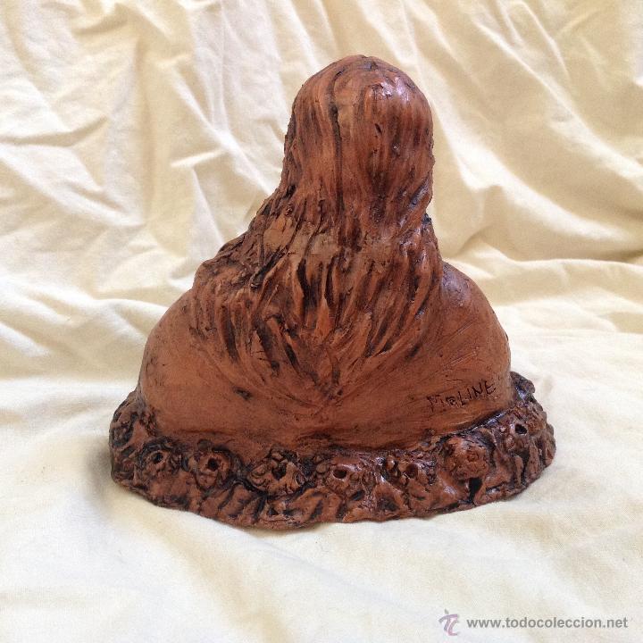 Nuevo: Busto en terracota de 15 ctms patinado. - Foto 5
