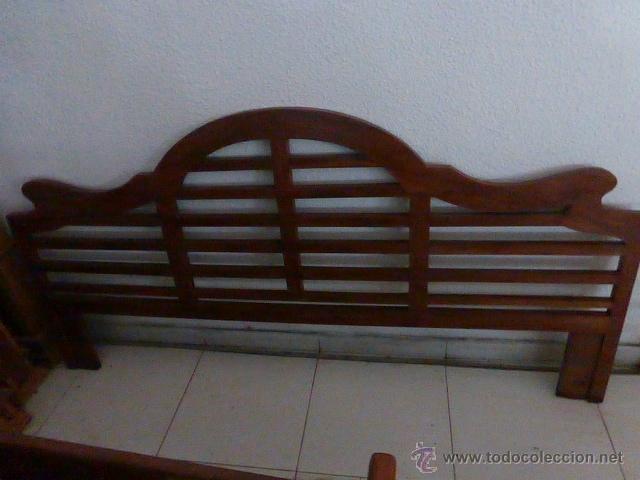 Nuevo: CABEZAL DE MADERA COLONIAL PARA CAMAS DE 180 CM. - Foto 1
