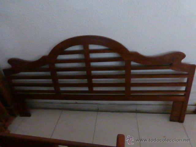 Nuevo: CABEZAL DE MADERA COLONIAL PARA CAMAS DE 180 CM. - Foto 5