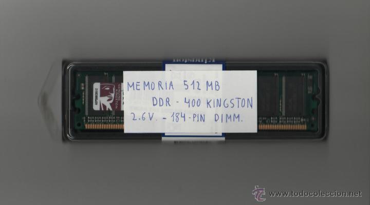 Nuevo: MODULO DE MEMORIA RAM KINGSTON 512 MB - 2.6V. - Foto 1